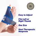 Neo-G Thumb Brace - Thumb Stabilizer Brace for Left or Right Hand - for Thumb Tendonitis, Arthritis, Injuries - Adjustable Compression - Class 1 Medical Device