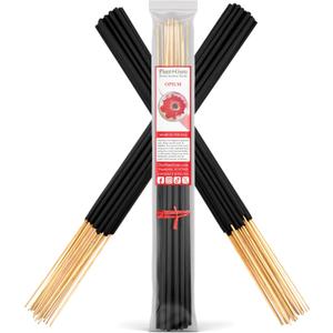 Opium Exotic Incense Sticks Jumbo 19 Inch Long - Bulk 1 Bundle 27 to 30 Sticks - Natural 19" Extra Large with A Smooth Aroma That Burns for 3 to 4 Hours Each.
