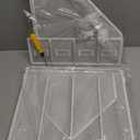 DALTACK Desk Organizers Metal Magazine File Holder with 4 Vertical Compartments Folder Storage Binder Organizer for Office Home School Organization, White