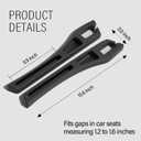 7F Car Seat Gap Filler Organiser,Between Seat Gap Filler, Centre Console Organiser, Universal Car Accessories, Fit SUV Truck Storage Beige