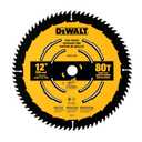 DEWALT 12 Inch 80T Carbide Circular Saw Blade, Fine Finish Saw Blade (DWA11280) (One Size)