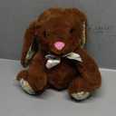 Brown Bunny with Ribbon