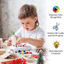 900 PCS Pom Poms, Multicolor Bulk Pom Poms Arts and Crafts, Soft and Fluffy Craft Pom Poms, Assorted Sizes Pompoms, for Arts and Craft Making Decorations (1-3 cm Assorted (900 Count))