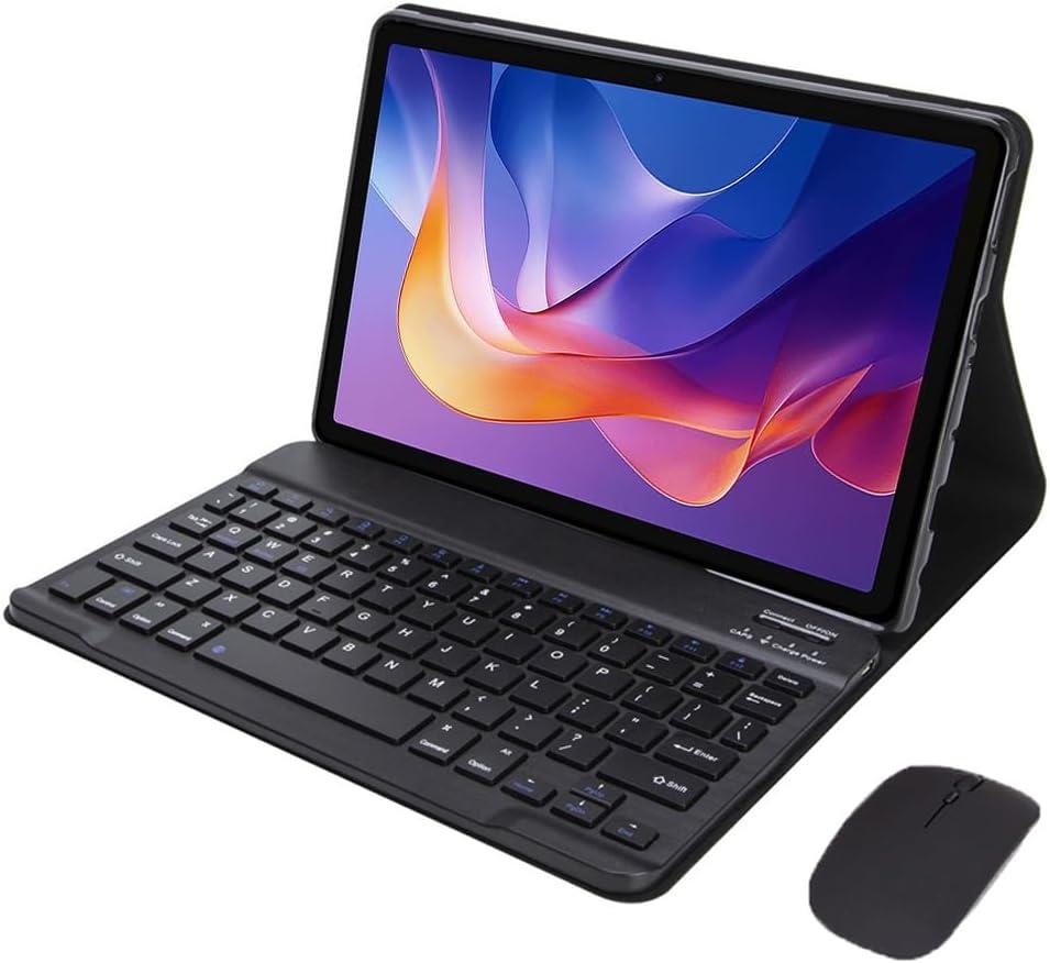 Keyboard Case for Xiaomi Redmi Pad 2 2025 11 inch, Case with English Keyboard and Mouse, Detachable, Rechargeable, Stand Case (Black)