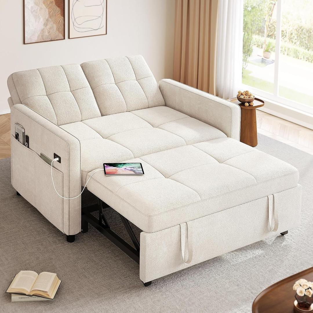 YITAHOME 55" Convertible Sofa Bed, 70 x 46.4in