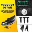 Halogen Headlight Assembly Compatible with Elan-tra 2019 2020