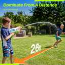 ZIFFY Electric Water Gun with LED,Automatic High-Power Squirt Guns for Adults Kids,Long Range, Auto Water Blaster, Summer Outdoor Swimming Pool, Backyard, Beach Water Game Fighting Play Pool Toys