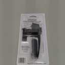 Prime-Line K 5007 Screen and Storm Door Push Button Latch Set With Night Lock, Fits Doors 5/8  1-1/4 In. Thick, Black Finish (Single Pack)