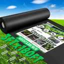 Non-Woven Thick Weed Barrier Fabric 3FT x 180FT, 3.2 oz Heavy Duty Weed Barrier Landscape Fabric, Ground Cover for Superior Weed Control, Easy Setup for Gardens, Landscaping, Flower Beds