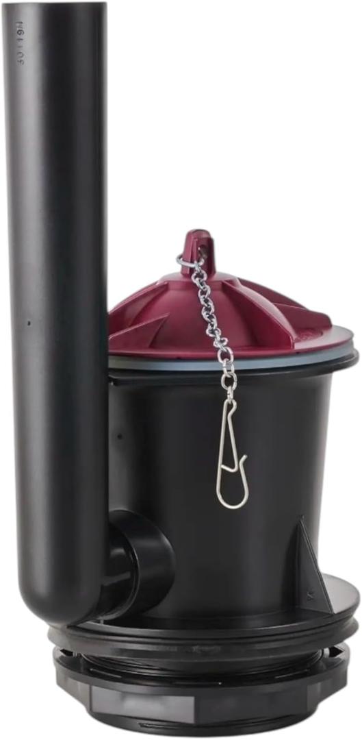 American Standard 4" Champion Universal Flush Valve Kit  Genuine OEM Part  Fits All 2-Piece Champion Toilets  Includes Wrench, Lock Nut & Extra Flapper (Model 7382106-100.0070A)