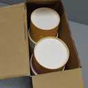 Jingmore 60 Pack 4 oz Ice Cream Paper Cups with Lids Disposable Ice Cream Bowls Paper Treat Dessert Cups 5 Color Cake Snack Container for Hot or Cold Food Soup Yogurt Birthday Summer Party Supplies