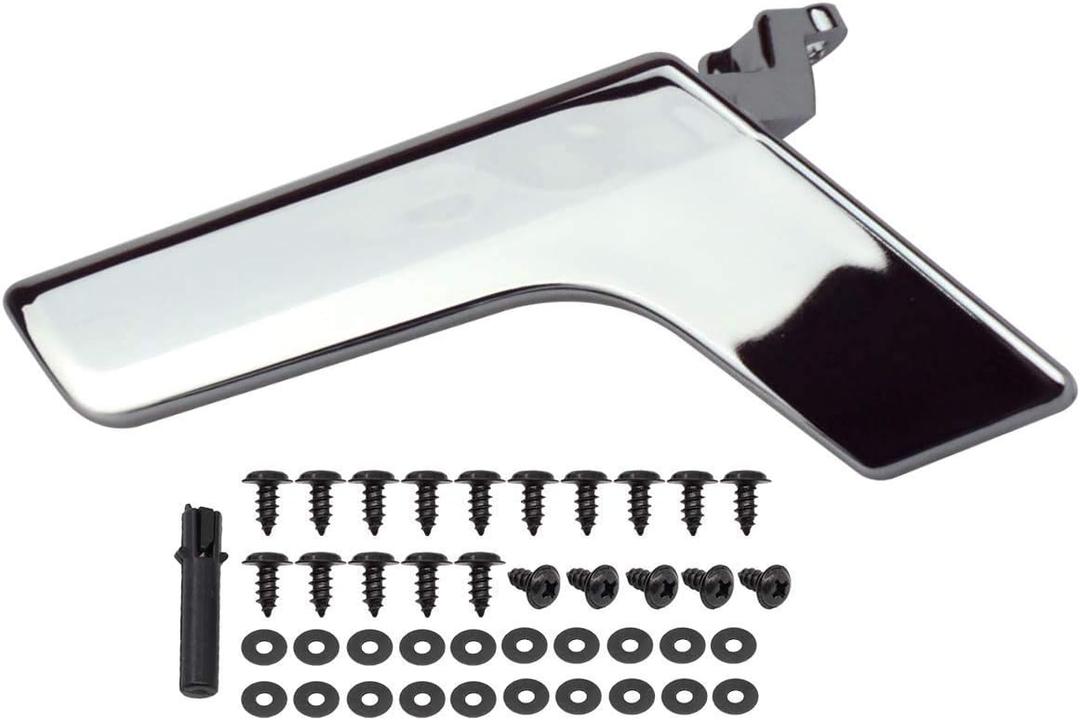 Left Side Chrome Inside Interior Door Handle Repair Kit for Mercedes W204 X204 W204 C-Class (Sedan & Wagon) 2008, 2009, 2010, 2011, 2012, 2013, 2014