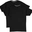Hanes X-Temp Performance T-Shirt Pack, Cotton Blend Moisture-Wicking Tees for Men, 2-Pack, 
Large