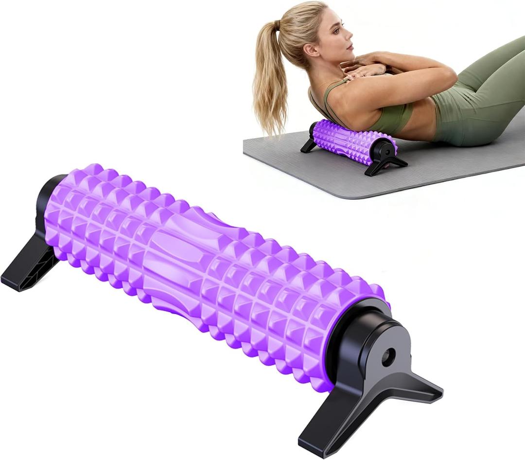 Foam Roller with Detachable Stand, 18” Deep Tissue Massage Roller