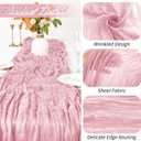 15 Pack Light Pink Cheesecloth Table Runner 17 x 108 inch Cheese Cloth Table Runners 9ft Pink Table Runner Rustic Romantic Sheer Gauze Runner for Wedding Party Baby Shower Table Decoration