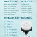 Marsflex Front Blower Motor for Toyota Tundra Camry 4Runner Highlander Venza Avalon 2007 2008 2009 2010 2011 2012 2013 2014 2015 2016 2017 2018, for 2007-2019 Lexus OE: PM9351 75830 871030E040
