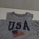 INEOYIYA American Flag Patriotic Tank Tops Women 4th of July Tank Stars Stripes Graphic Summer Sleeveless Vest Shirt, XL, Grey