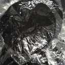 BBTO 100 Pieces Headphone Ear Covers Disposable Earphone Sanitary Non-Woven Stretch Earpad Covers Fit for Most on Ear Headphones(11 cm,Black)