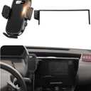 Upgraded Car Phone Holder Fits for Toyota BZ4X 2023 2024, Subaru Solterra 2023 2024 Auto Accessories(Only fit for 8/12.3-Inch Screen),Cradles Adjustable Cell Phone Mount for 4-7 in Phones