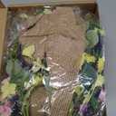 Dingion 6 Pcs 6" Mini Spring Cabinet Wreaths Spring and Summer Wildflower Candle Rings Wreaths for Kitchen with Ribbon Small Floral Wreath for Window Door Farmhouse Wedding Decorations