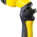 Dramm One Touch Revolution 9 Pattern Spray Gun with Thumb Control Water Flow, Perfect for Water Restricted Areas when Watering Plants, Pots, Baskets, Vegetables, Yellow
