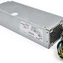 H260EBM-00 260W Connector:6Pin+4Pin Power Supply Compatible with Dell Optiplex 3050 3060 3050M 5050 5060 7050 7060 3080 5080 7080 5090 7090 7080MT Inspiron V3668 V3669 AC260AM-00 L260EBM-00 H7X3F