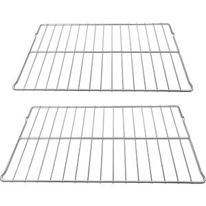 2 Packs W10256908 304 Stainless Steel Oven Rack Replacement for Replacing Whirlpool Stove Oven Parts, Replacement W10179196,W10138079, 3195710，24 x 15-3/4 Inches