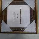 5x7 Picture Frame, Solid Walnut Wood Photo Frame with Mat for 4x6 or 5x7 Photos, Real Wood Frame with Tempered Glass for Wall or Tabletop Display, Horizontal & Vertical