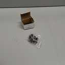 EaseLife Sliding Barn Door Bottom Floor Guide,U Shape,Flexible Adjustable Fit Distance,Flush Flat Bottom Design,Wall Mount System,for Door & Cabinet,Black (1 Piece)