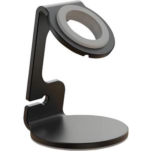 Watch Charger Stand for Apple Watch, Durable Aluminum Alloy Magnetic Smartwatch Charger Stand Holder Compatible with Apple Watch Series 10/9/8/7/6/5/4/3/2/1, Series SE, Series Ultra (Black)