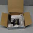 Goldenwarm Gold Door Handle Interior Privacy, Brushed Gold Door Handle, Square Door Lever Interior for Bathroom Bedroom (1 Pack)