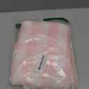 Softalker Pink Gingham Tablecloth Rectangle, Outdoor Linen Cotton Checkered Table Cloth with Tassel, Heavy Duty Wrinkle Free Buffalo Plaid Table Cover for Kitchen Dining Home Party - 55 x 70 Inch