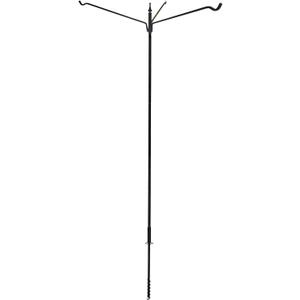 Erva Tool Heavy Duty 80" 3 Arm Bird Feeder Pole Set w/Twist in Ground Socket