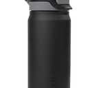 ZULU Powerfill Pro 18oz Kids Stainless Steel Water Bottle with Quick Fill Lid, Triple Wall Vacuum Insulated, Leak Proof Locking Lid, Sip & Chug, Reusable, BPA Free, Dishwasher Safe, Tonal Black