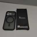 TOCOL for iPhone 17 Pro Case, Compatible with Magsafe, Built-in Magnets, Full Camera Protection, Drop Protection, Translucent Matte for iPhone 17 Pro Phone Case 6.3 inch (Black)