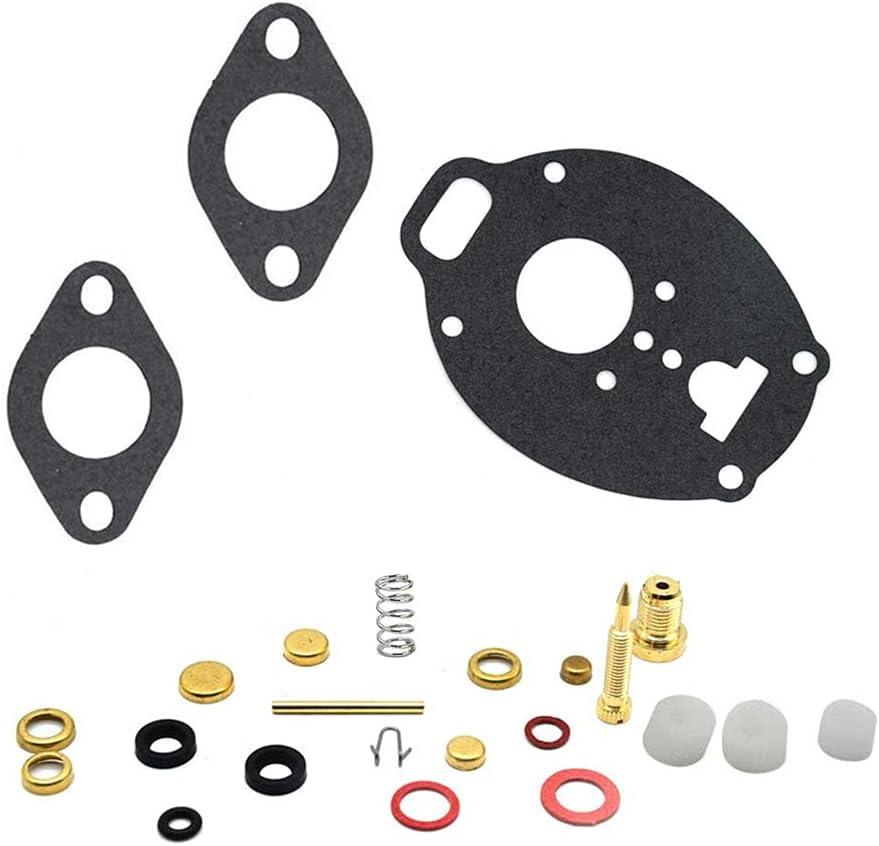 Carburetor Carb Repair Rebuild Kit for Marvel-Schebler Medium Size TSX 778-515 K7515 Allis Farmall Ford Deere