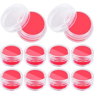 20PCS Diamond Art Wax Refills Red Glue Diamond Art Wax with 10 Clay Storage Box for 3D Painting Embroidery Accessories