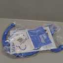 LiBa Back and Neck Massager - Trigger Point Massage Tools for Pain Relief and Manual Massage Hook Therapy Handheld Back Neck Shoulder Massager Blue - Gift for Women & Men