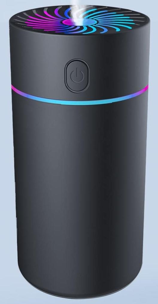 Mini Humidifier with 7-color Lights (Battery powered), 1