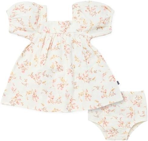 Modern Moments by Gerber baby-girls 1-piece Puffed Sleeve Dress & Diaper Cover Set Size 6-9 m