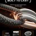 THREEKEY Charging Station, for MagSafe Charger with 180 Rotation, Qi2 15W Fast Charging Pad with Dual-Sided Magnets, Magnetic Wireless Charger Stand for iPhone 16-12 Series/Airpods (TZH103 Black)