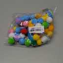 50pcs Cat Toy Ball Launcher Set Fun Colorful Plush Self Play Toys Pom Balls Shooting Interactive for Indoor Cats Enrichment Kittens Puff Ball Playing (Launcher with 50 Balls)