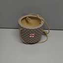 Global Outdoors Ceramic Hanging Basket Planter - Grey