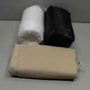 Favoyard Outdoor Seat Cushion Set 19 x 19 Inch Waterproof & Fade Resistant Patio Furniture Cushions with Removable Cover Deep Seat & Back Cushion with Handle and Adjustable Straps for Chair Sofa Couch (Beige)