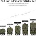 43.5 Inch Expandable Extra Large Suitcases with Wheels (Green), 43.5 x 21 in x 11 in inch