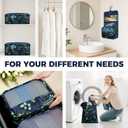 BAGAIL 9 Set Packing Cubes with Packing List Luggage Packing Organizers for Travel Accessories (Navy leaf)