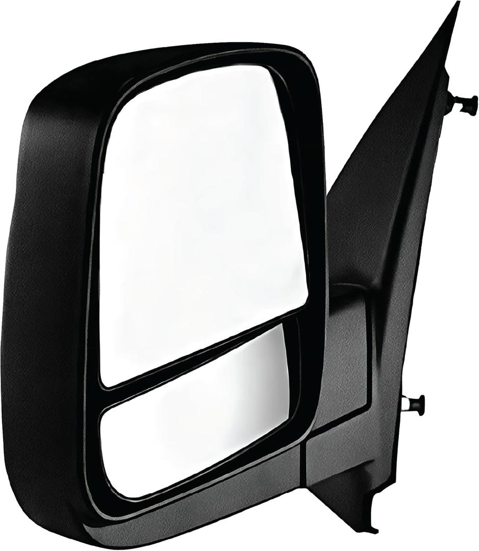 Dependable Direct Driver Side Mirror Fits Chevy Express, GMC Savana 1500 08-14 & Chevy Express, GMC Savana 2500/3500 08-17  Textured, Blind Spot Corner Glass  Right Side View Mirror OEM GM1320395
