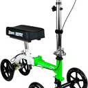 KneeRover GO Knee Scooter - The Most Compact Portable Knee Walker for Adults for Foot Surgery, Broken Ankle, Foot Injuries - Foldable Knee Rover Scooter for Broken Foot Injured Leg Crutch Alternative