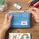 Mr. Pen- Mesh Pencil Case, Blue, Mesh Zipper Pouch Bags with Zipper Pouches for Organization, Cosmetic Bag, Purse Pouch