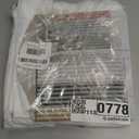 AmazerBath Waffle Shower Curtain White, Stall Shower Curtain 36x78 Inches, 240GSM Heavy Duty Fabric, Hotel Quality, Bathroom Accessories